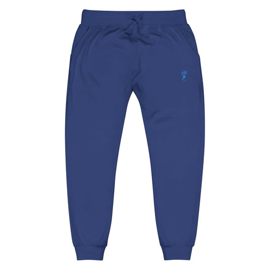smiley community fleece sweatpants smiley community fleece sweatpants  designed by The Nation Team Royal